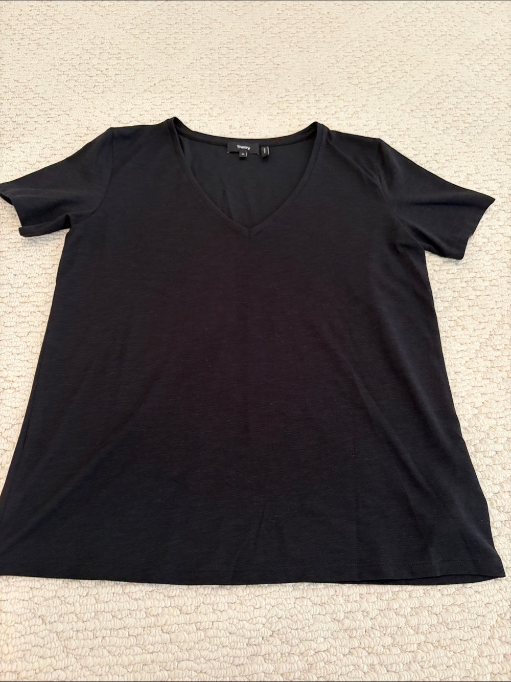 Theory Black T-shirt. Size M. Excellent Condition.